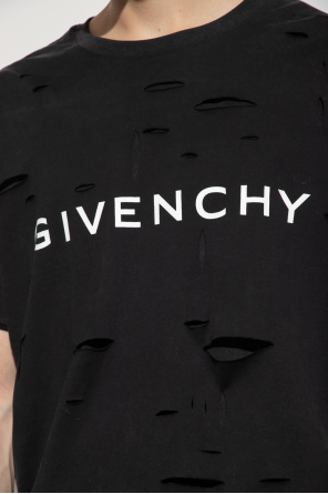 shirt with logo Givenchy SchaferandweinerShops GB GIVENCHY KOSZULA Z NADRUKIEM Black T